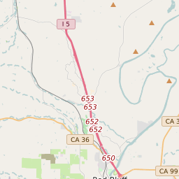 red bluff zip code map Red Bluff California Zip Code Map Updated August 2020 red bluff zip code map