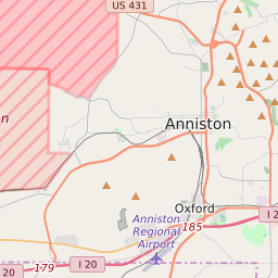 anniston al zip code map Anniston Alabama Zip Code Map Updated August 2020 anniston al zip code map