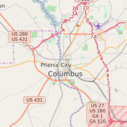 phenix city al zip code map Phenix City Alabama Zip Code Map Updated August 2020 phenix city al zip code map