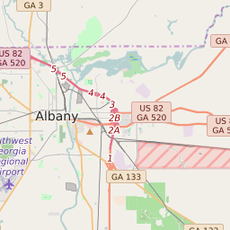 albany ga zip code map Albany Georgia Zip Code Map Updated August 2020 albany ga zip code map