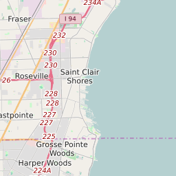 grosse pointe zip code map Grosse Pointe Michigan Zip Code Map Updated August 2020 grosse pointe zip code map