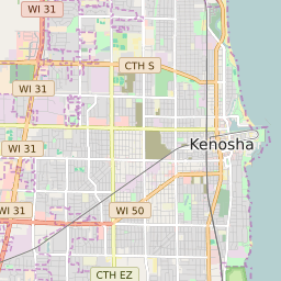 Racine County And Kenosha County Map Maps And Atlases In Our