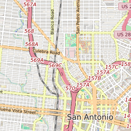 San Antonio Zip Code Map Printable